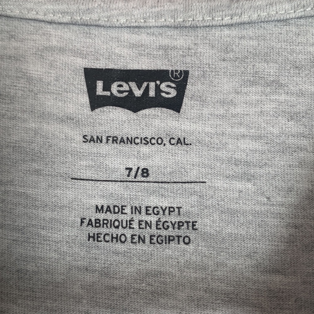 2 pack Boys 7/8 Levi’s Logo T-Shirts - Picture 7 of 11